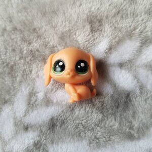 Littlest Pet Shop Beagle Peach Tan Mini Figure Value Pets Dog No Number